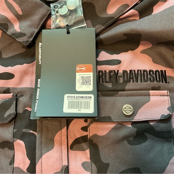 Harley-Davidson Pink and Black Camo Jacket - Picture 2 of 2